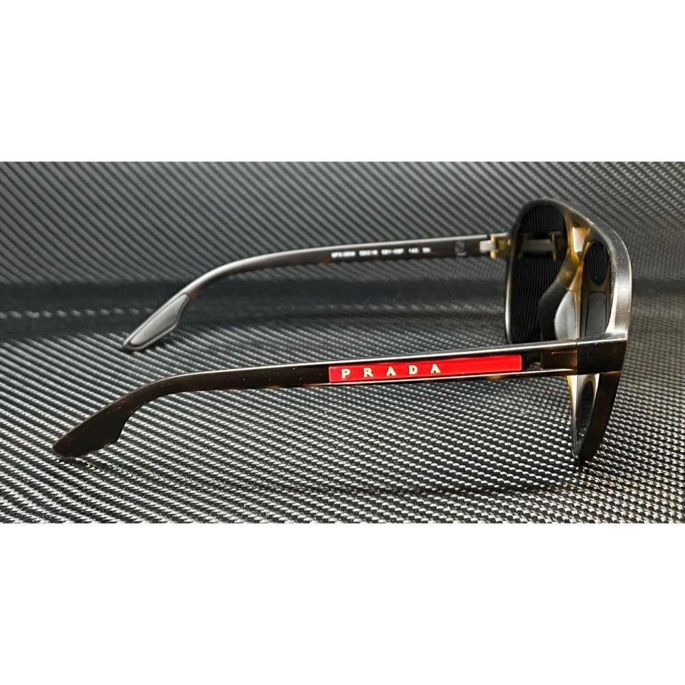 Prada Men's Black Havana 59mm Sunglasses - Picture 4 of 5